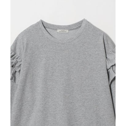 【WEB限定】＜at ease＞ソデ フリル ロングスリーブ プルオーバー カットソー （WHITE）｜詳細画像
