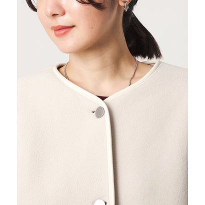 【WEB限定】＜at ease＞フリース ボア リバーシブル ブルゾン （OFF WHITE）｜詳細画像
