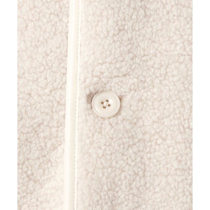 【WEB限定】＜at ease＞フリース ボア リバーシブル ブルゾン （OFF WHITE）｜詳細画像