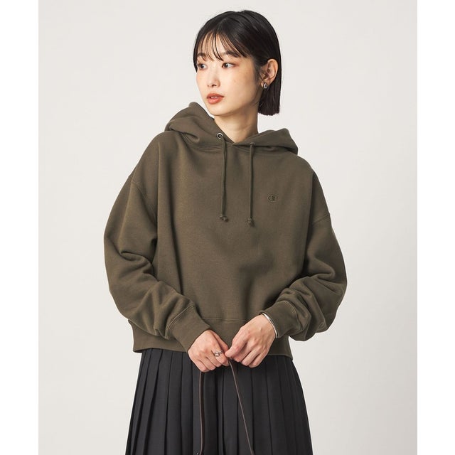 【別注】＜Champion＞CVC TF フード プルオーバー （OLIVE）