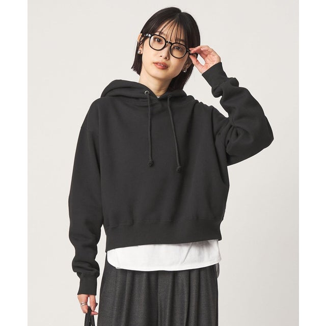 【別注】＜Champion＞CVC TF フード プルオーバー （BLACK）