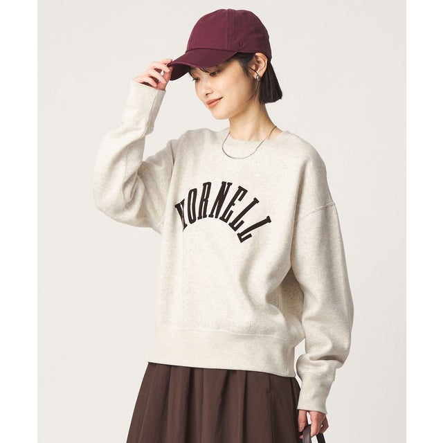 【別注】＜Champion＞CVC TF プリント プルオーバー （NATURAL）