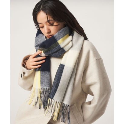 ユナイテッドアローズ グリーンレーベル リラクシング UNITED ARROWS green label relaxing CSウールリバーシブルチェックMUF26FW （YELLOW）｜詳細画像