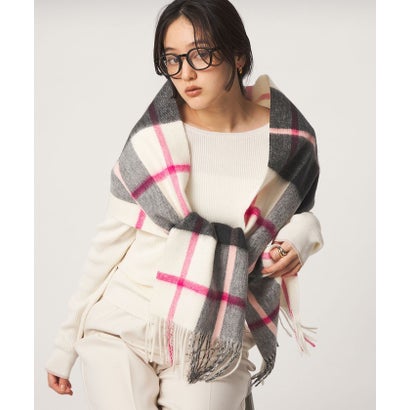ユナイテッドアローズ グリーンレーベル リラクシング UNITED ARROWS green label relaxing CSウールリバーシブルチェックMUF26FW （YELLOW）｜詳細画像