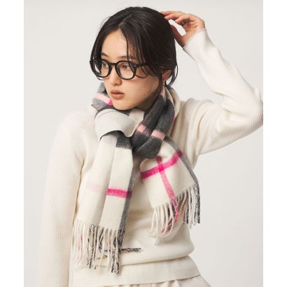 ユナイテッドアローズ グリーンレーベル リラクシング UNITED ARROWS green label relaxing CSウールリバーシブルチェックMUF26FW （PINK）｜詳細画像
