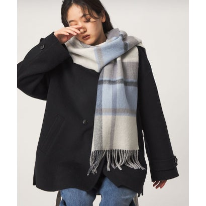 ユナイテッドアローズ グリーンレーベル リラクシング UNITED ARROWS green label relaxing CSウールリバーシブルチェックMUF26FW （LT.BLUE）｜詳細画像