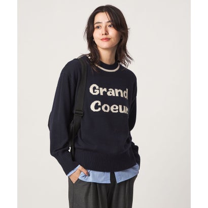 SC HW LOGO KNIT PO （DK.GRAY）｜詳細画像