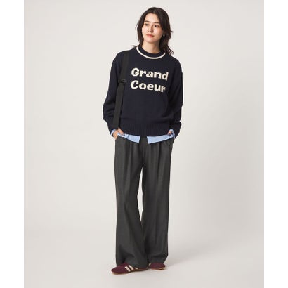 SC HW LOGO KNIT PO （DK.GRAY）｜詳細画像