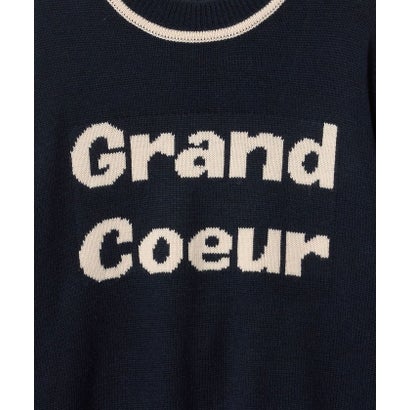 SC HW LOGO KNIT PO （DK.GRAY）｜詳細画像