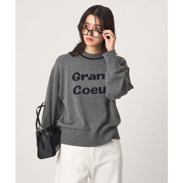 SC HW LOGO KNIT PO （DK.GRAY）