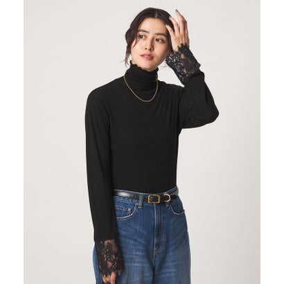 ユナイテッドアローズ グリーンレーベル リラクシング UNITED ARROWS green label relaxing FFC TE/Wテレコ ソデLACE TTL （BLACK）｜詳細画像