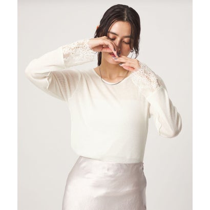 FFC TE/Wテレコ ソデLACE PO_A （OFF WHITE）｜詳細画像