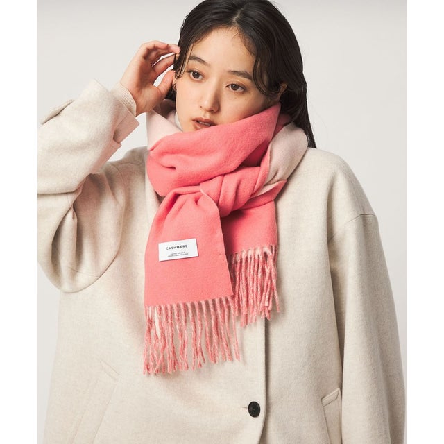 CS カシミヤリバーシブル/MUF26FW （LT.PINK）