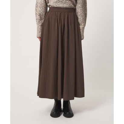 ユナイテッドアローズ グリーンレーベル リラクシング UNITED ARROWS green label relaxing FFC PタックギャザーSK （DK.BROWN）｜詳細画像