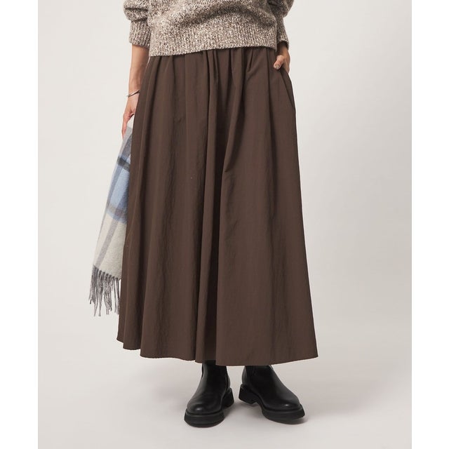 FFC PタックギャザーSK （DK.BROWN）