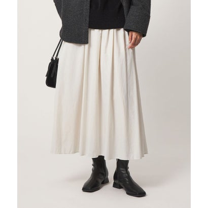 ユナイテッドアローズ グリーンレーベル リラクシング UNITED ARROWS green label relaxing FFC PタックギャザーSK （OFF WHITE）｜詳細画像