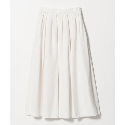 ユナイテッドアローズ グリーンレーベル リラクシング UNITED ARROWS green label relaxing FFC PタックギャザーSK （OFF WHITE）｜詳細画像