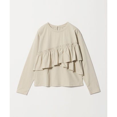 ユナイテッドアローズ グリーンレーベル リラクシング UNITED ARROWS green label relaxing ★★CS ateフロントフリルLSPO （BEIGE）｜詳細画像