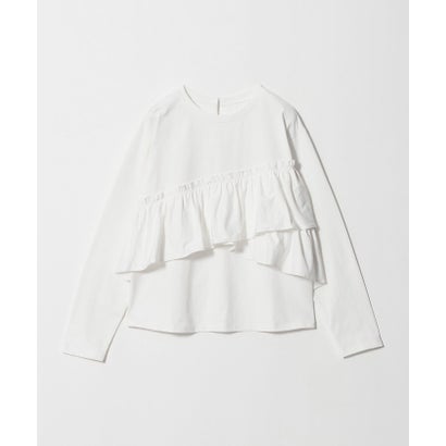 ユナイテッドアローズ グリーンレーベル リラクシング UNITED ARROWS green label relaxing ★★CS ateフロントフリルLSPO （WHITE）｜詳細画像