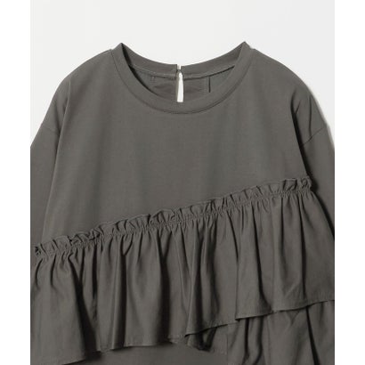 ユナイテッドアローズ グリーンレーベル リラクシング UNITED ARROWS green label relaxing ★★CS ateフロントフリルLSPO （WHITE）｜詳細画像