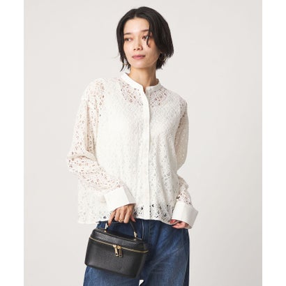 ユナイテッドアローズ グリーンレーベル リラクシング UNITED ARROWS green label relaxing CS LACE BL （WHITE）｜詳細画像
