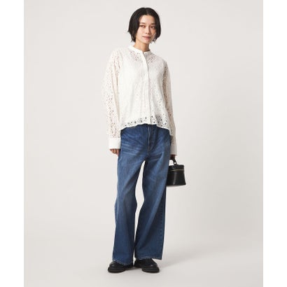 ユナイテッドアローズ グリーンレーベル リラクシング UNITED ARROWS green label relaxing CS LACE BL （WHITE）｜詳細画像