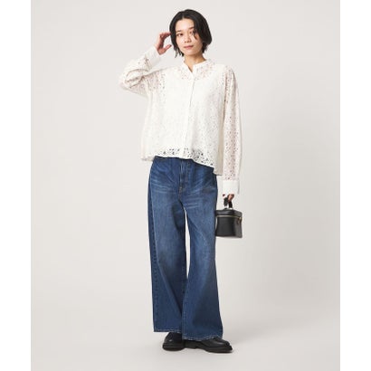 ユナイテッドアローズ グリーンレーベル リラクシング UNITED ARROWS green label relaxing CS LACE BL （WHITE）｜詳細画像