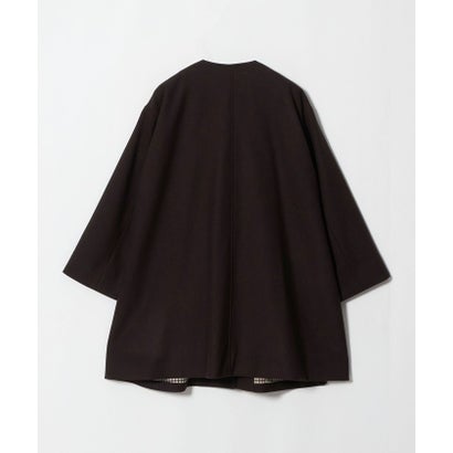 【別注】＜Traditional Weatherwear＞LINTON ノーカラー コート （MD.BROWN）｜詳細画像