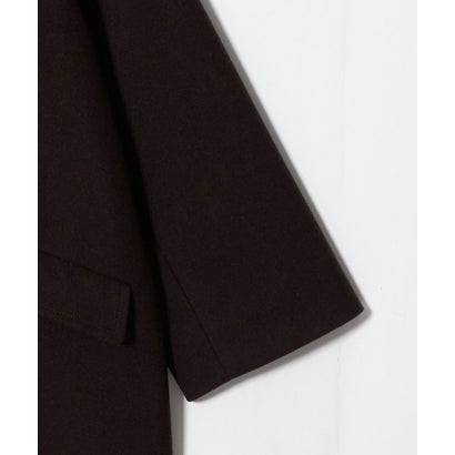 【別注】＜Traditional Weatherwear＞LINTON ノーカラー コート （BLACK）｜詳細画像
