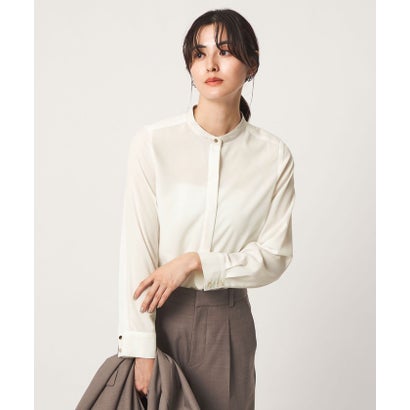 ユナイテッドアローズ グリーンレーベル リラクシング UNITED ARROWS green label relaxing D バイカラー SHT （OFF WHITE）｜詳細画像