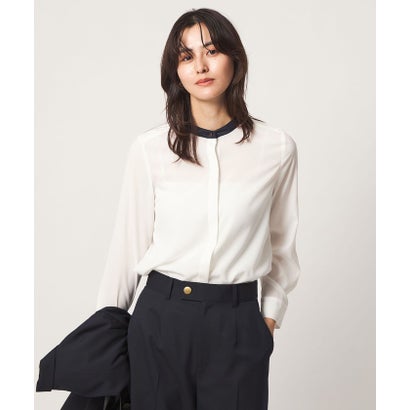 ユナイテッドアローズ グリーンレーベル リラクシング UNITED ARROWS green label relaxing D バイカラー SHT （OFF WHITE）｜詳細画像