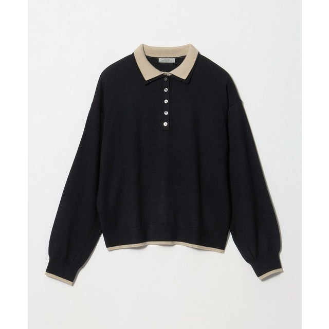 ★★SC ate WエリハイショクニットPO （BLACK）
