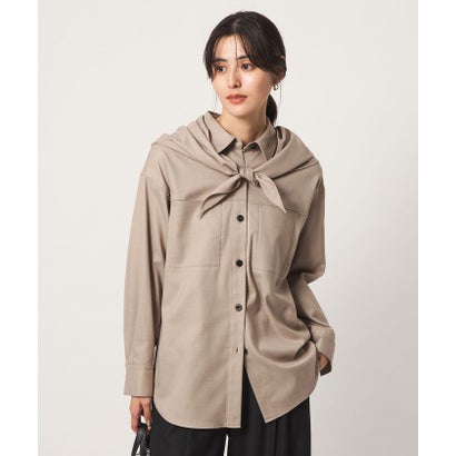ユナイテッドアローズ グリーンレーベル リラクシング UNITED ARROWS green label relaxing FFC TR/W STL SH （BEIGE）｜詳細画像