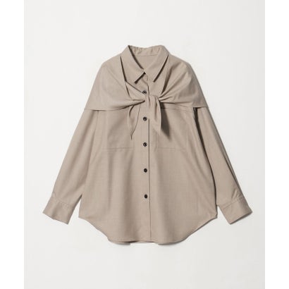 ユナイテッドアローズ グリーンレーベル リラクシング UNITED ARROWS green label relaxing FFC TR/W STL SH （BEIGE）｜詳細画像