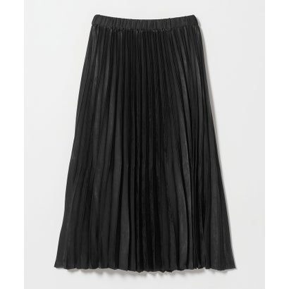 ユナイテッドアローズ グリーンレーベル リラクシング UNITED ARROWS green label relaxing FFC スウェードライクサテンPLT SK （BLACK）｜詳細画像