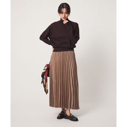 ユナイテッドアローズ グリーンレーベル リラクシング UNITED ARROWS green label relaxing FFC スウェードライクサテンPLT SK （BLACK）｜詳細画像