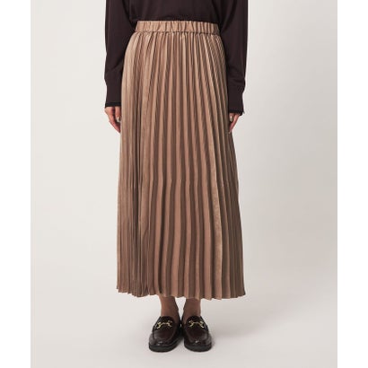 ユナイテッドアローズ グリーンレーベル リラクシング UNITED ARROWS green label relaxing FFC スウェードライクサテンPLT SK （BLACK）｜詳細画像