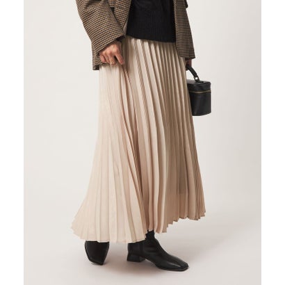 ユナイテッドアローズ グリーンレーベル リラクシング UNITED ARROWS green label relaxing FFC スウェードライクサテンPLT SK （BLACK）｜詳細画像