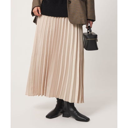 ユナイテッドアローズ グリーンレーベル リラクシング UNITED ARROWS green label relaxing FFC スウェードライクサテンPLT SK （OFF WHITE）｜詳細画像