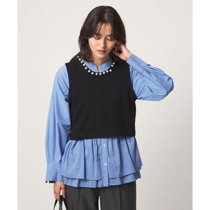 ユナイテッドアローズ グリーンレーベル リラクシング UNITED ARROWS green label relaxing FFC HW FAKEPEARL BTN TTP （NATURAL）｜詳細画像
