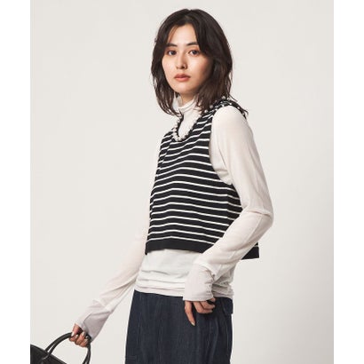 ユナイテッドアローズ グリーンレーベル リラクシング UNITED ARROWS green label relaxing FFC HW FAKEPEARL BTN TTP （BLACK）｜詳細画像