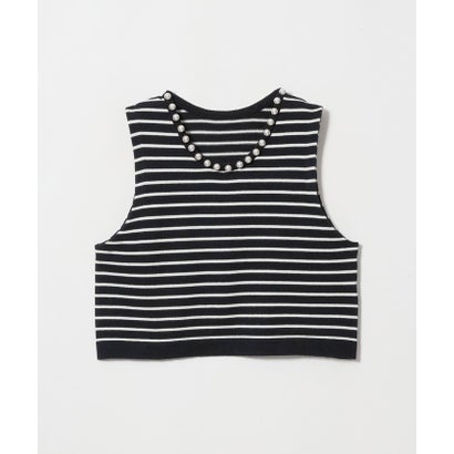 ユナイテッドアローズ グリーンレーベル リラクシング UNITED ARROWS green label relaxing FFC HW FAKEPEARL BTN TTP （BLACK）｜詳細画像