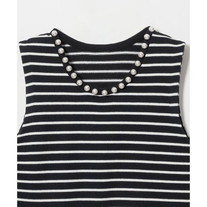 ユナイテッドアローズ グリーンレーベル リラクシング UNITED ARROWS green label relaxing FFC HW FAKEPEARL BTN TTP （BLACK）｜詳細画像