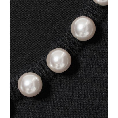 ユナイテッドアローズ グリーンレーベル リラクシング UNITED ARROWS green label relaxing FFC HW FAKEPEARL BTN TTP （BLACK）｜詳細画像