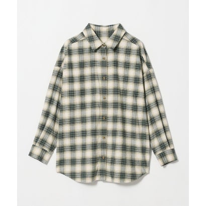 ユナイテッドアローズ グリーンレーベル リラクシング UNITED ARROWS green label relaxing SC CHKネルSHT （MOCA）｜詳細画像