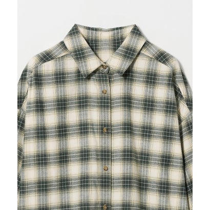 ユナイテッドアローズ グリーンレーベル リラクシング UNITED ARROWS green label relaxing SC CHKネルSHT （MOCA）｜詳細画像