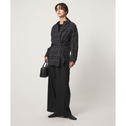 ユナイテッドアローズ グリーンレーベル リラクシング UNITED ARROWS green label relaxing SC CHKネルSHT （OFF WHITE）｜詳細画像