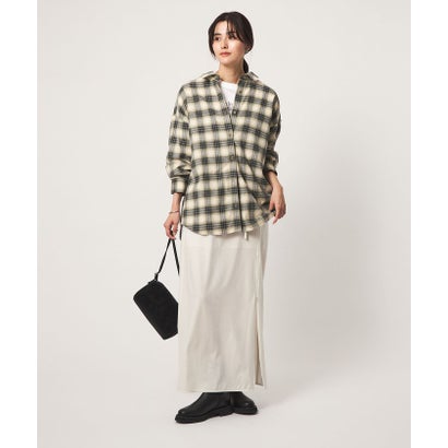 ユナイテッドアローズ グリーンレーベル リラクシング UNITED ARROWS green label relaxing SC CHKネルSHT （OFF WHITE）｜詳細画像