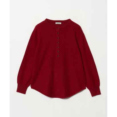 ユナイテッドアローズ グリーンレーベル リラクシング UNITED ARROWS green label relaxing ★★SC ateヘンリーネックニットPO （RED）｜詳細画像