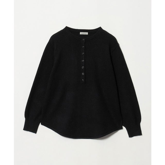 ★★SC ateヘンリーネックニットPO （BLACK）